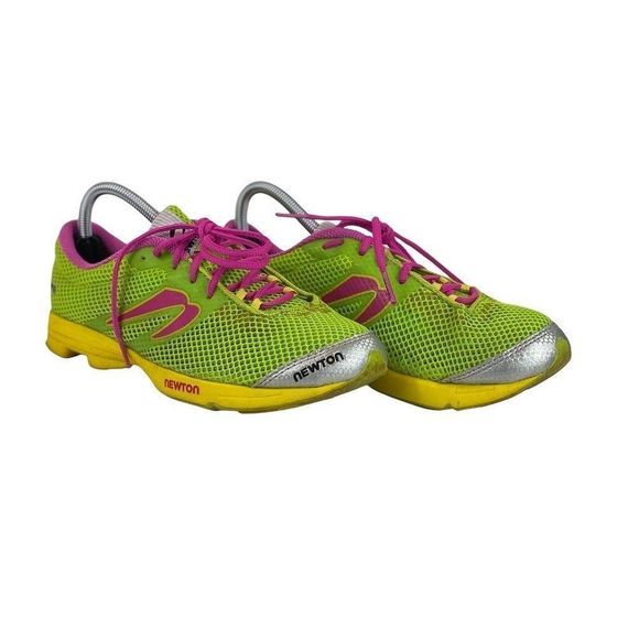 Newton Distance Elite Neon Mesh Running Shoes W0008213 Women's Sz 9 - Picture 3 of 7
